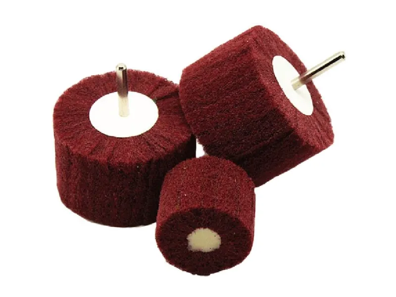 Roda flap não tecida com eixo