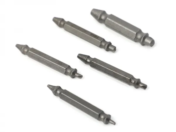 Conjunto extrator de parafuso despojado 5 unidades
