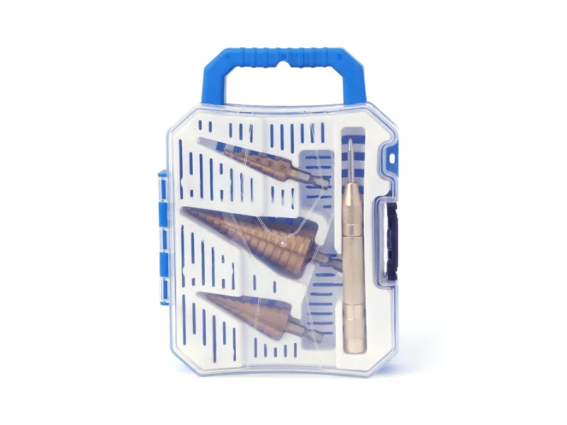 Conjunto de broca escalonada de 4 unidades