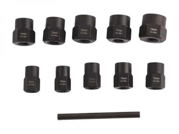Conjunto de kit de extração de parafuso quebrado 11 unidades