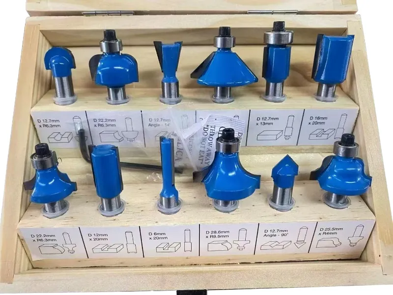 Conjunto de bits de roteador 12 unidades