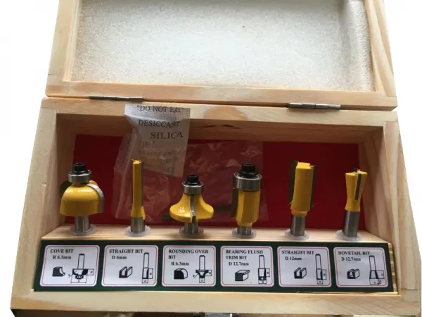 Conjunto de bits de roteador 6pcs