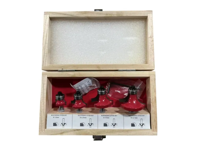 Conjunto de brocas de roteador cortador de slot 4 unidades