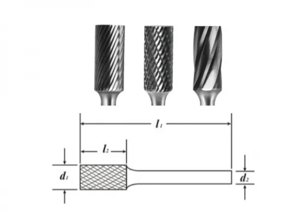 Rebarba de carboneto tipo A