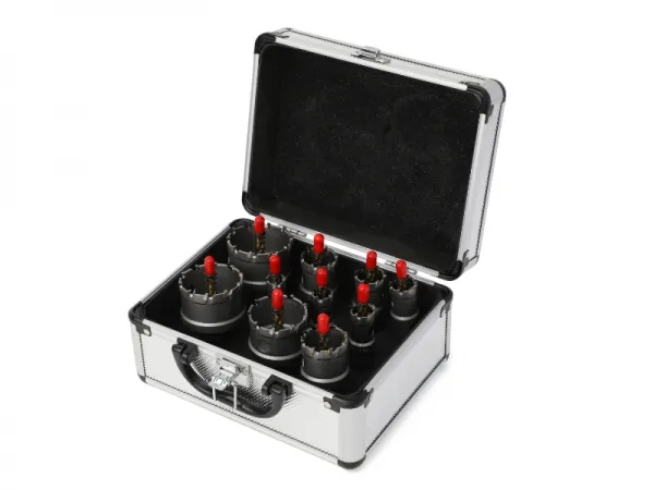 Conjunto de serra de furo de parede 10 unidades