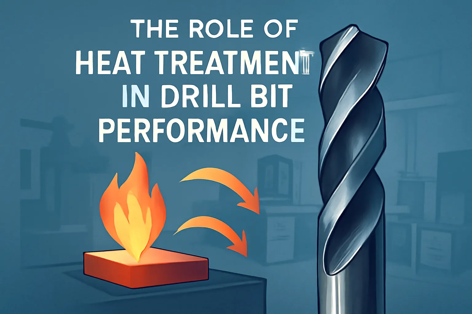 O papel do tratamento térmico no desempenho da broca