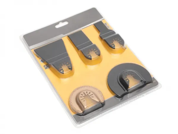 Conjunto de lâmina de serra oscilante multiuso de 5 unidades